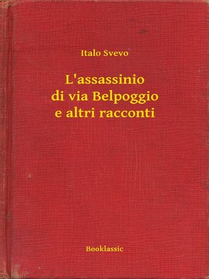 cover image of L'assassinio di via Belpoggio e altri racconti
